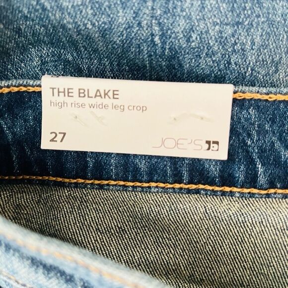 NWT Joe’s Jeans Vintage Stretch The Blake, High Rise Wide leg Crop Jeans, sz 27 - Picture 13 of 15